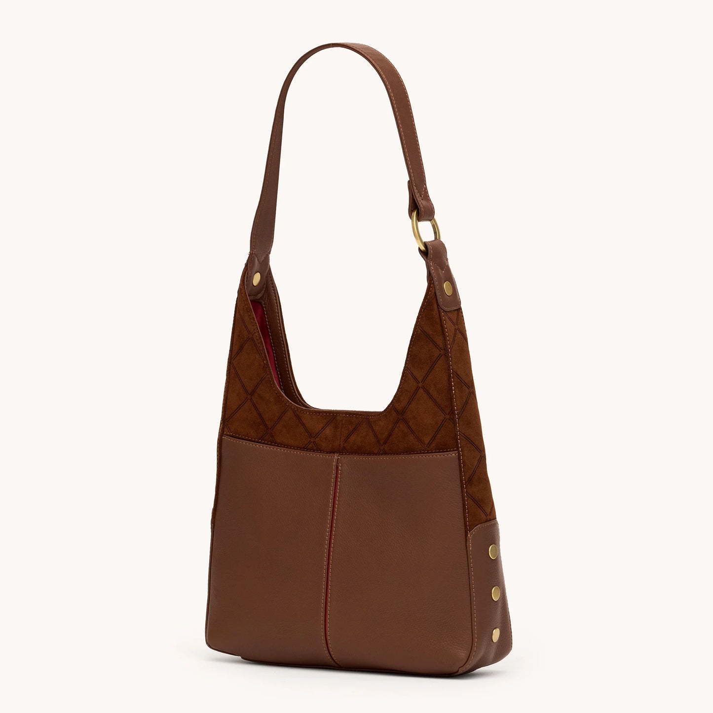 Tim med Chocolate Diamond Suede/Antique Gold