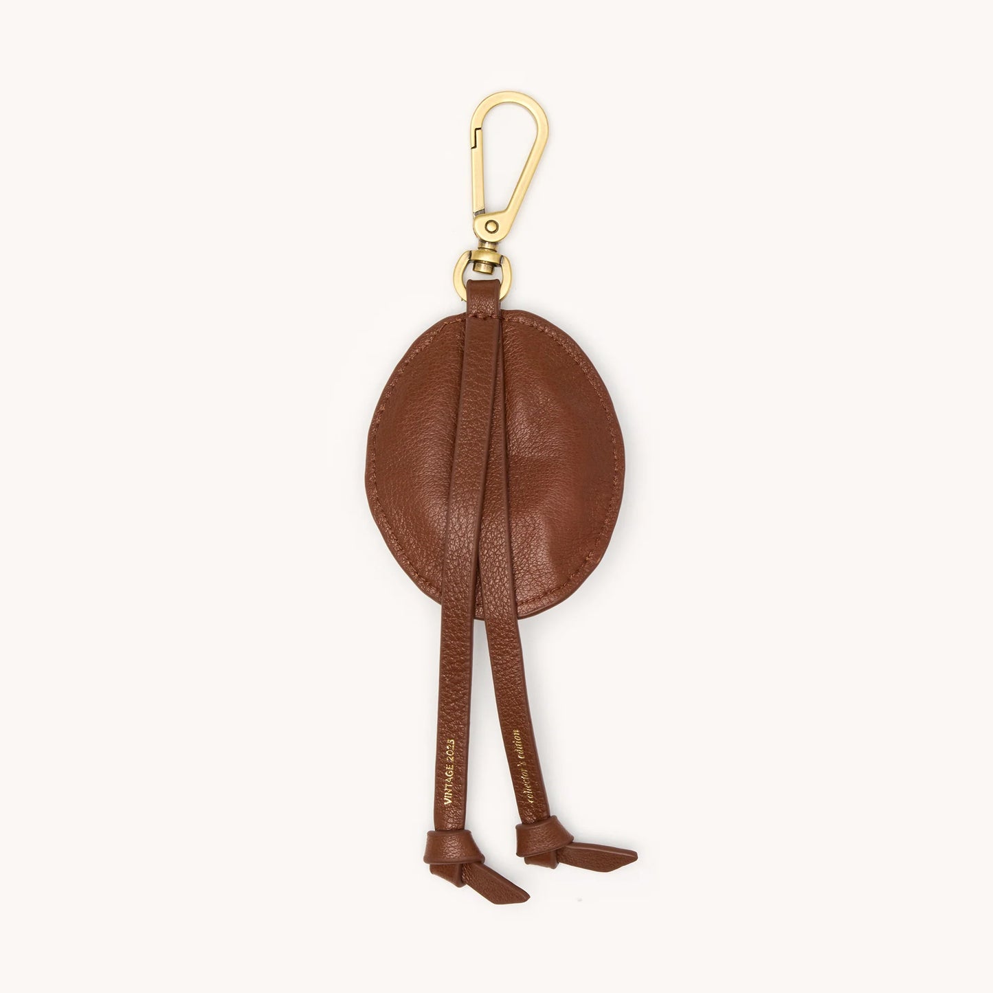 Cowboy Russ Charm chocolate pebble/antique gold