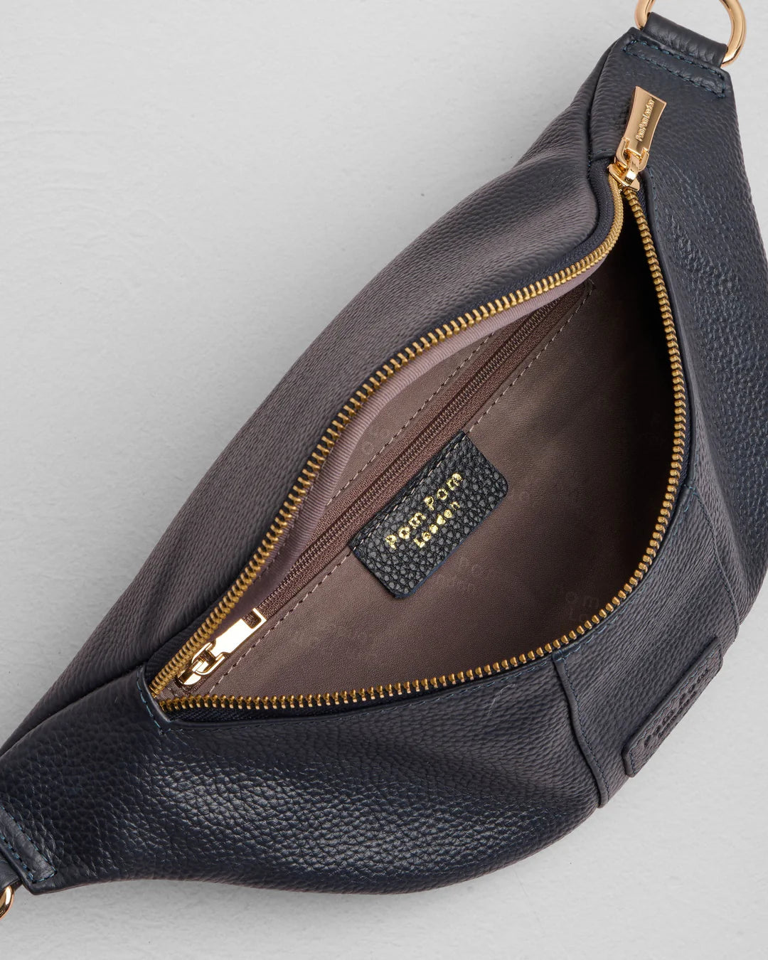 Bum Bag Navy + 2 straps (Logo Navy Strap & Navy Floral Strap)