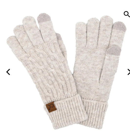 Chain Link Cable CC Glove Oatmeal