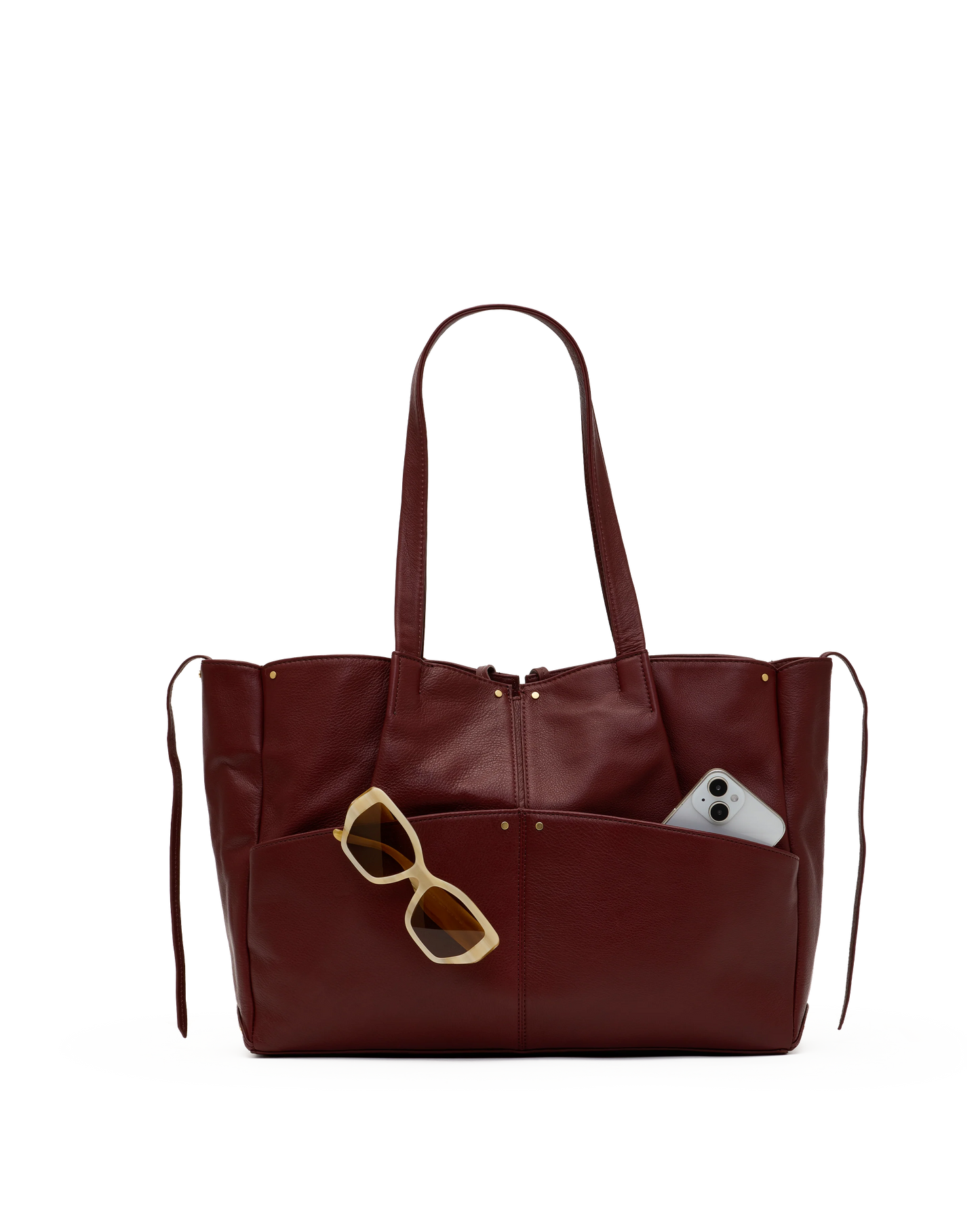 PREORDER NOW!  Meryl Carryall Cherrywood Pebble/Brushed Gold