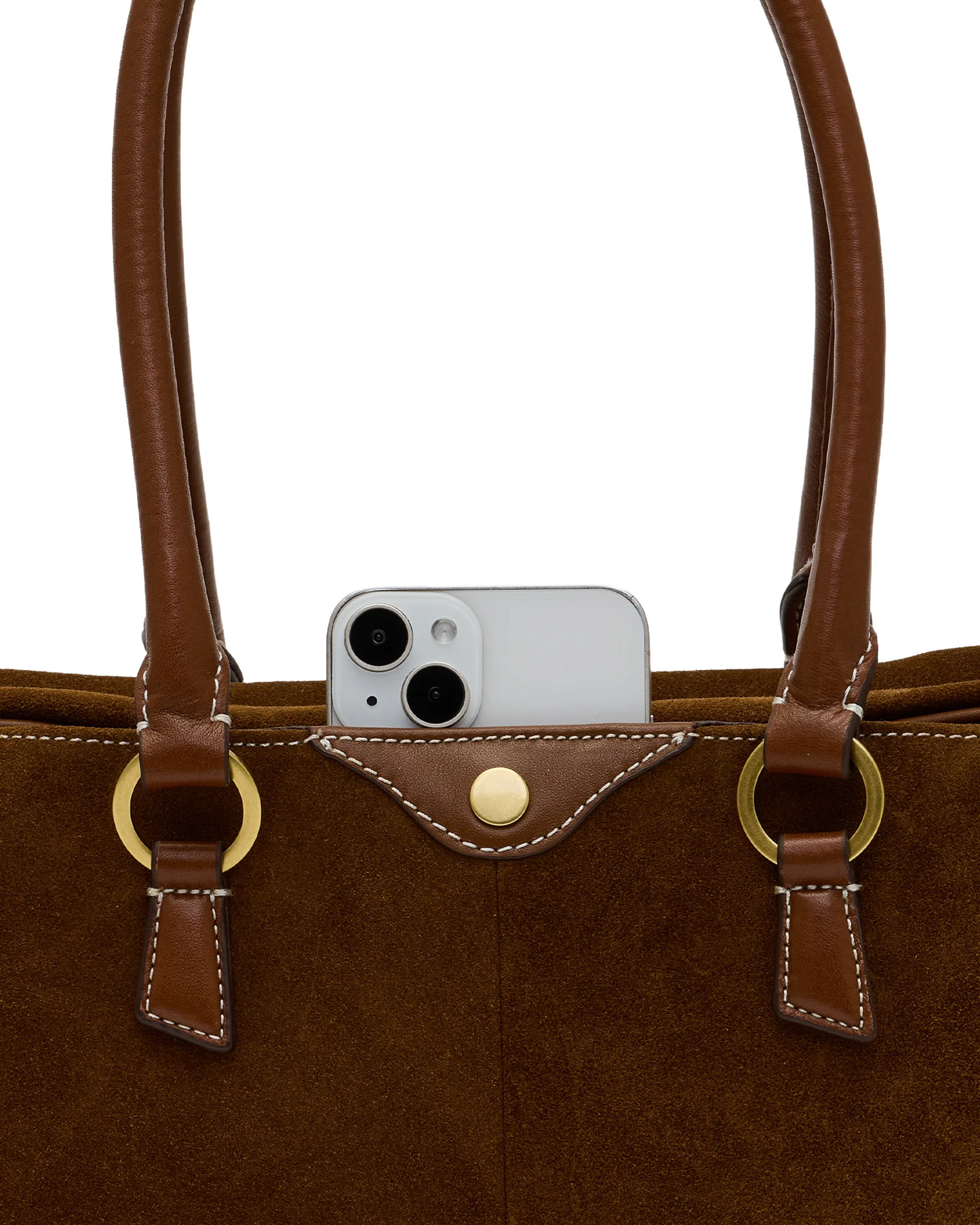PREORDER NOW!  Meredith Medium Cinnamon Suede/Antique Gold