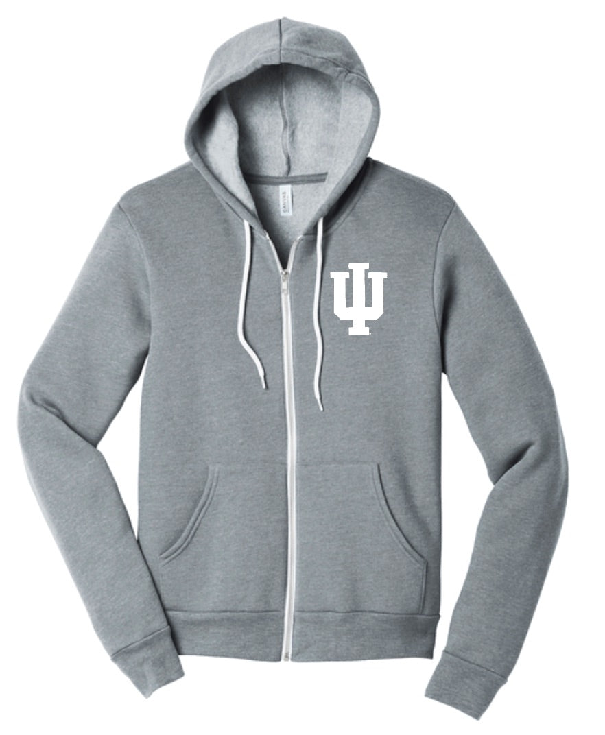 IU Bison Unisex fleece full zip-up