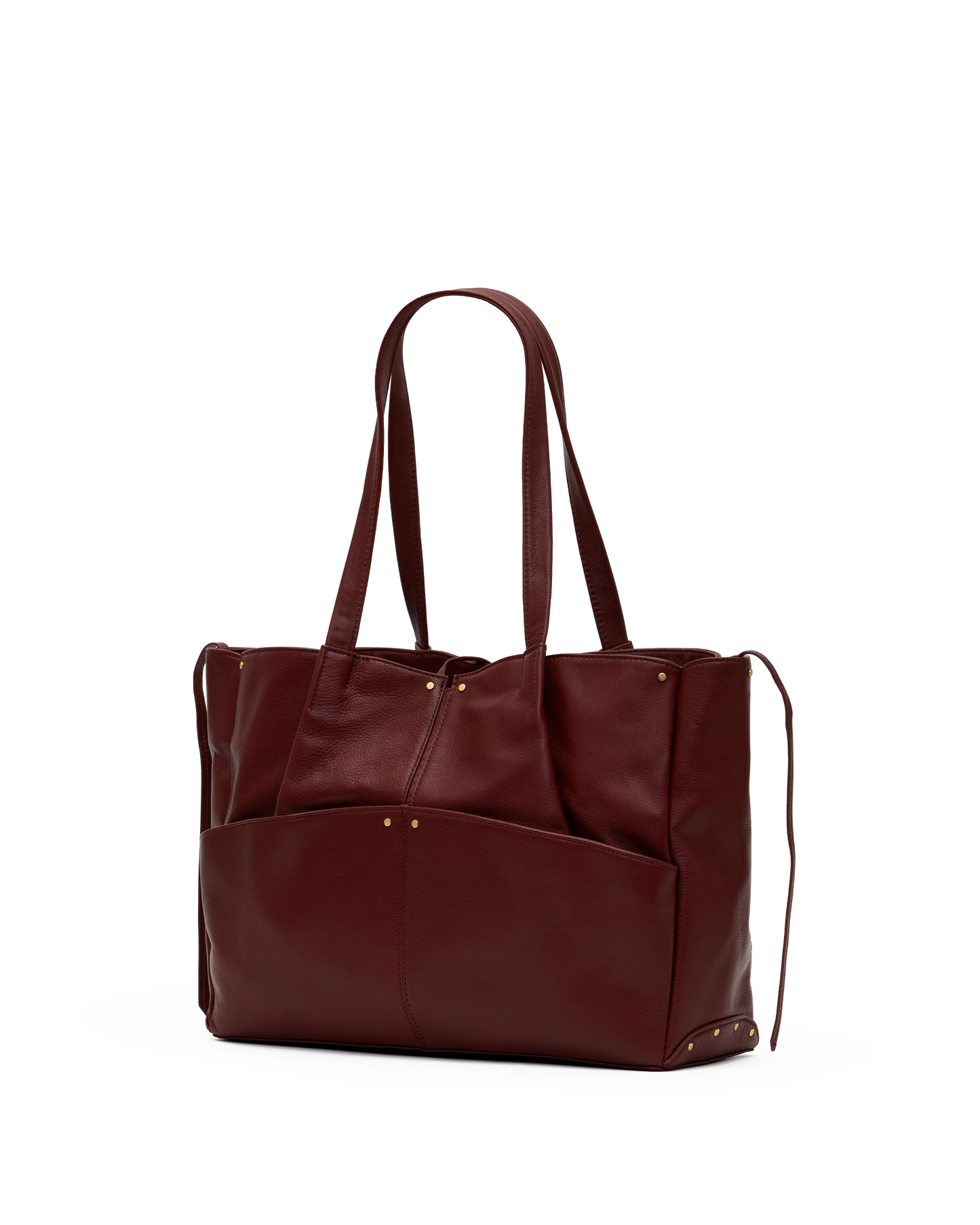 PREORDER NOW!  Meryl Carryall Cherrywood Pebble/Brushed Gold