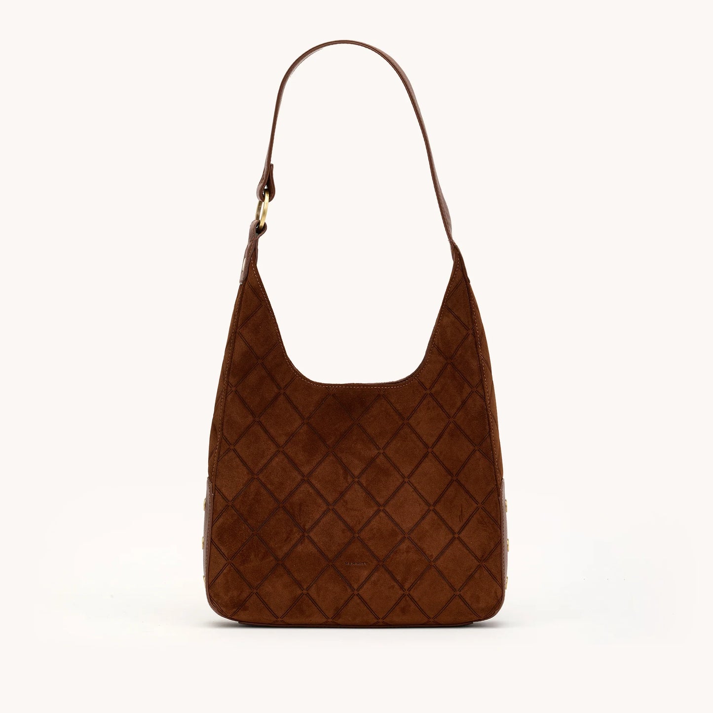 Tim med Chocolate Diamond Suede/Antique Gold