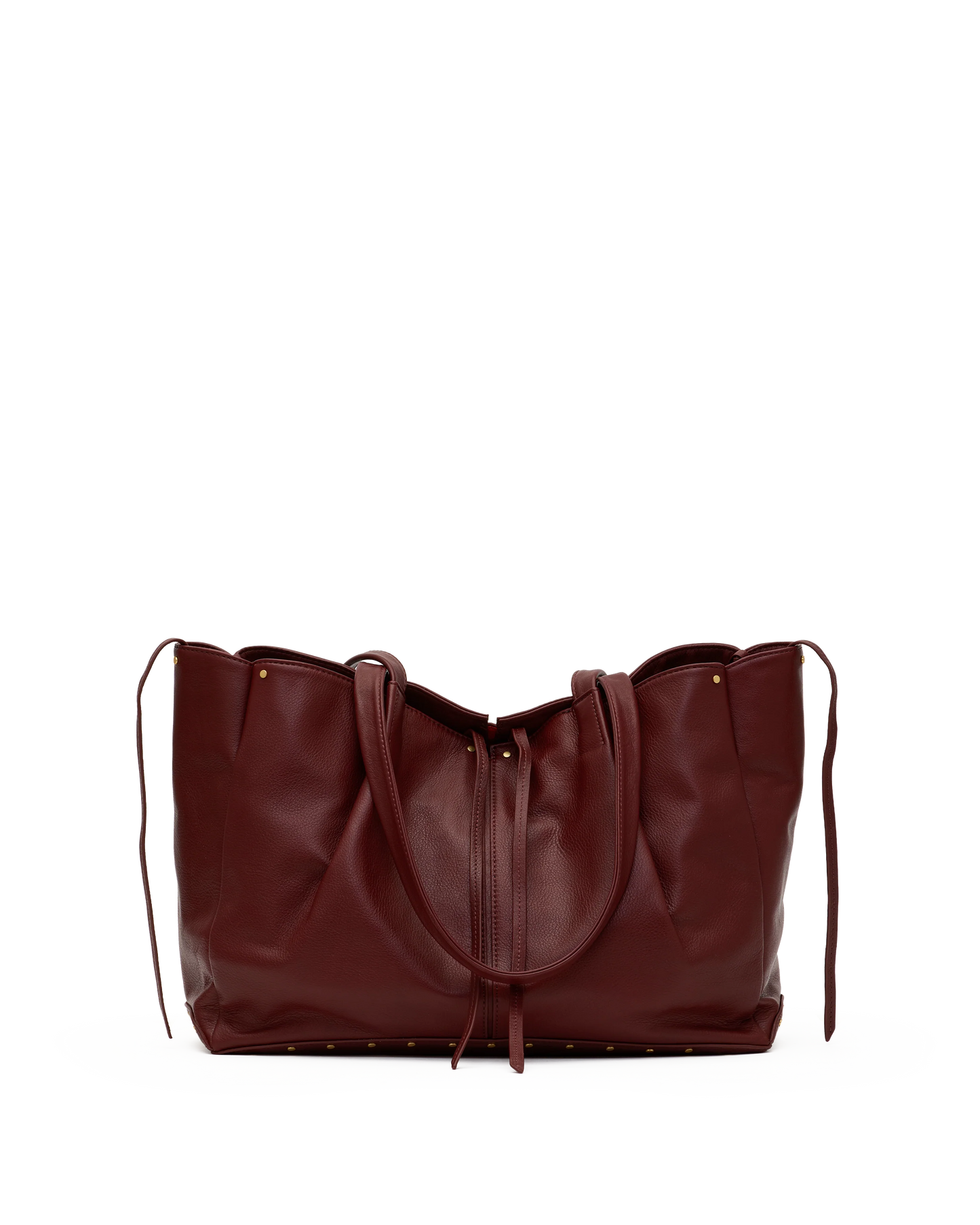PREORDER NOW!  Meryl Carryall Cherrywood Pebble/Brushed Gold