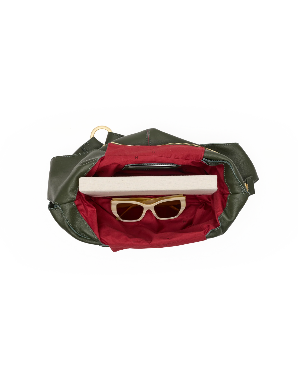 PREORDER NOW!  Tom Zip Twin Crest Pebble/Brushed Gold