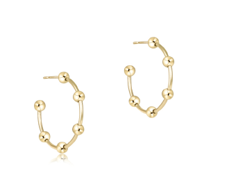 EBESI1PHG4 Beaded Simplicity 1" Hoop 4mm