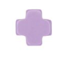 EGBSCSMGP2PU egirl Signature Cross Small Gold Pattern Purple