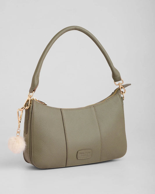 Pom Pom London Edgware Bag Sage Green