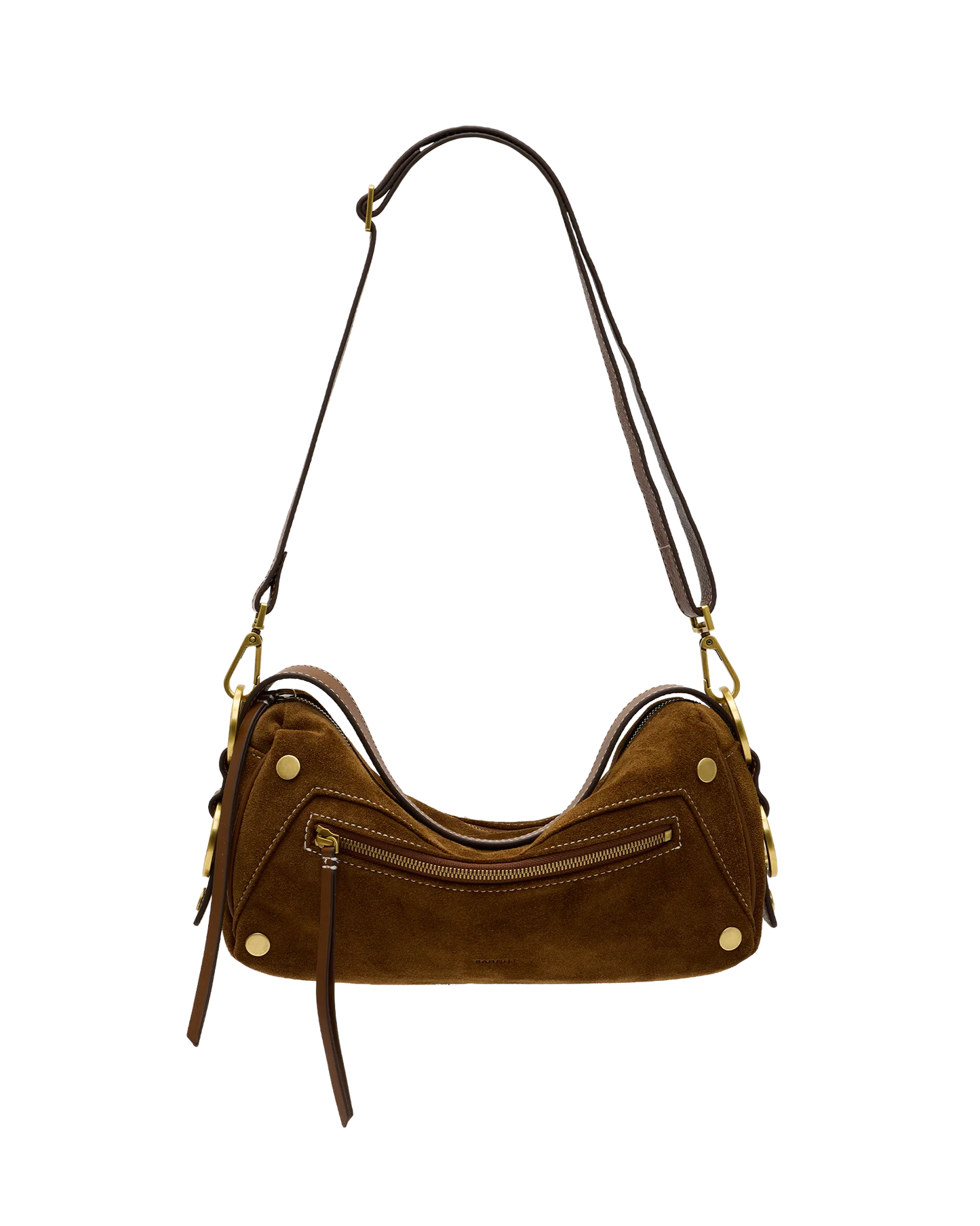PREORDER NOW!  Doxie Medium Cinnamon Suede/Antique Gold