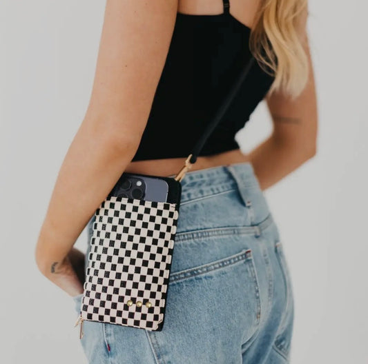 Woven Double Duty Phone Bag