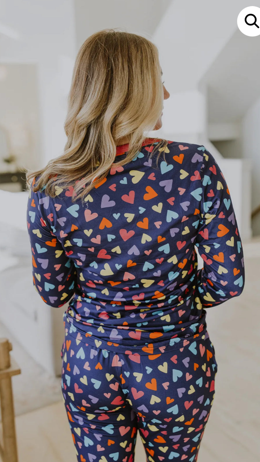 Colorful Heart Valentine Jogger PJ Set