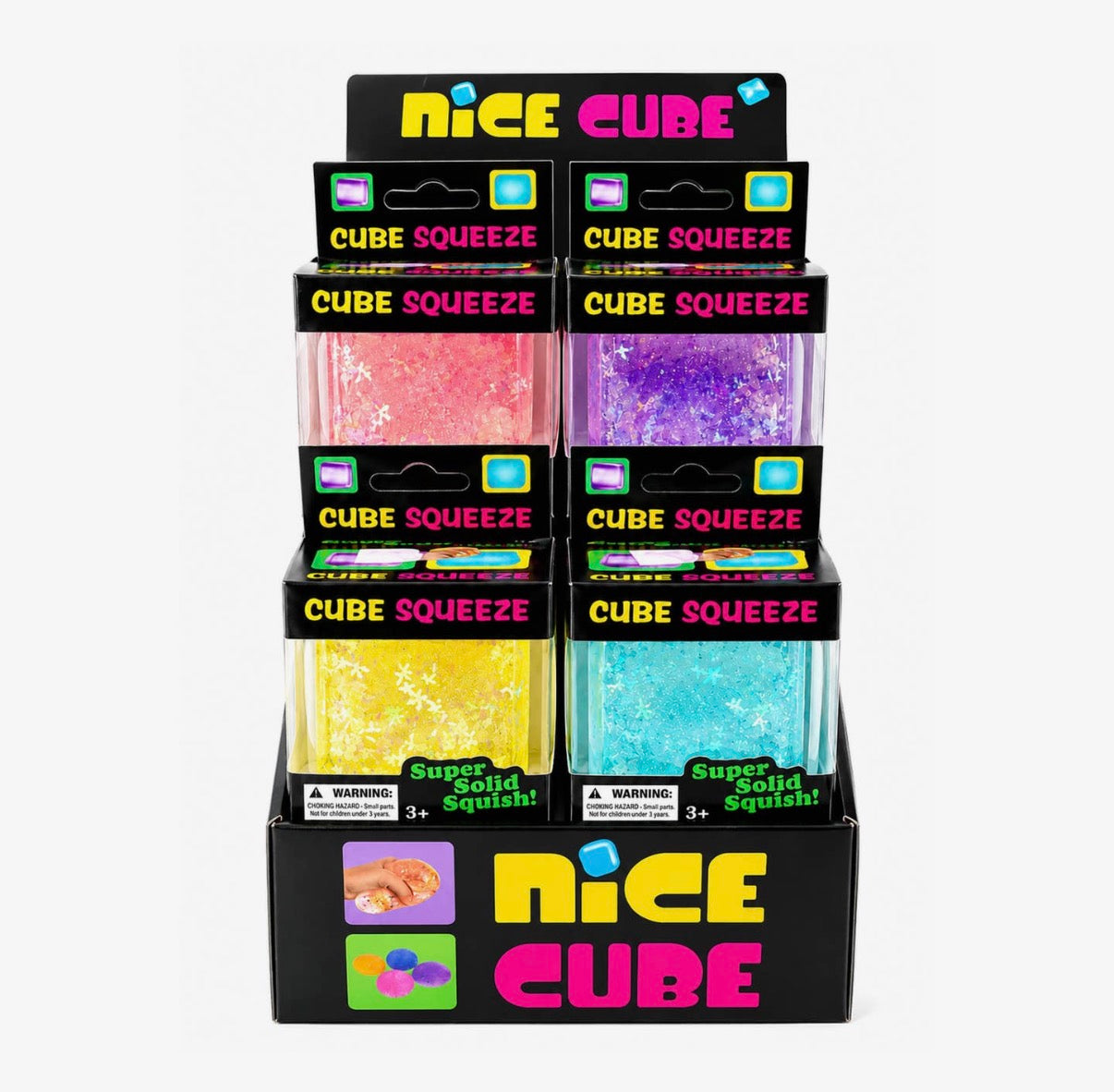 Glitter Ice Cube Squishy