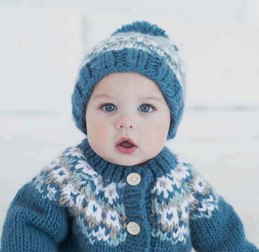 Fairisle Slate Cardigan