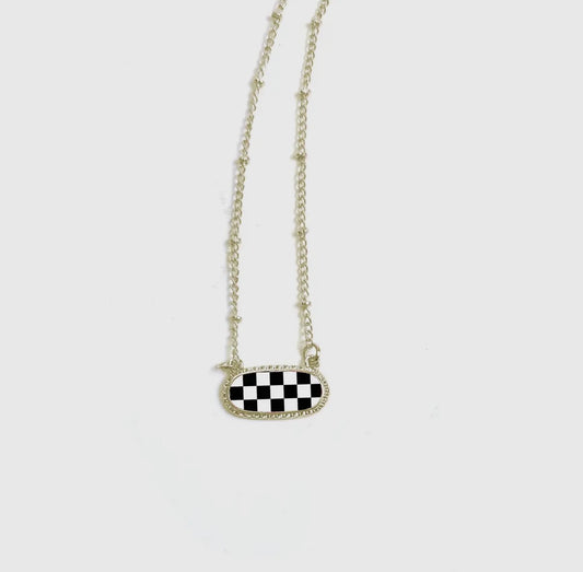 Checkerboard Necklace