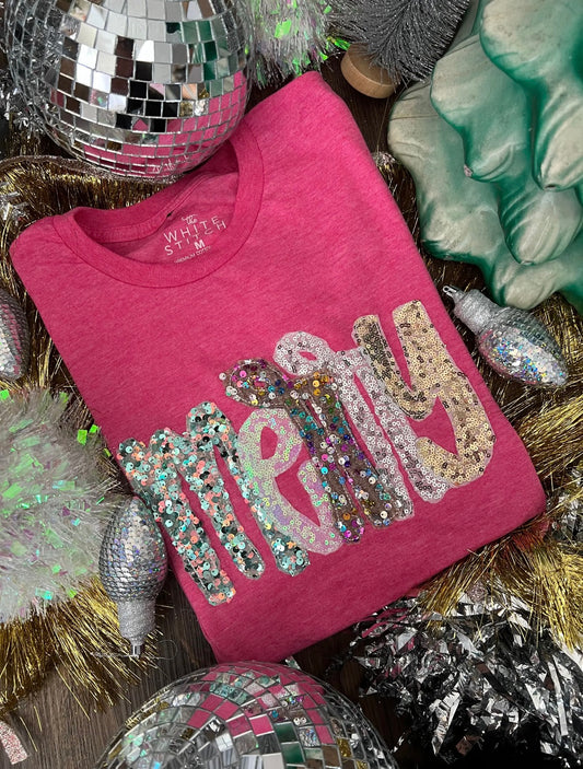 Merry Sequins Sweatshirt