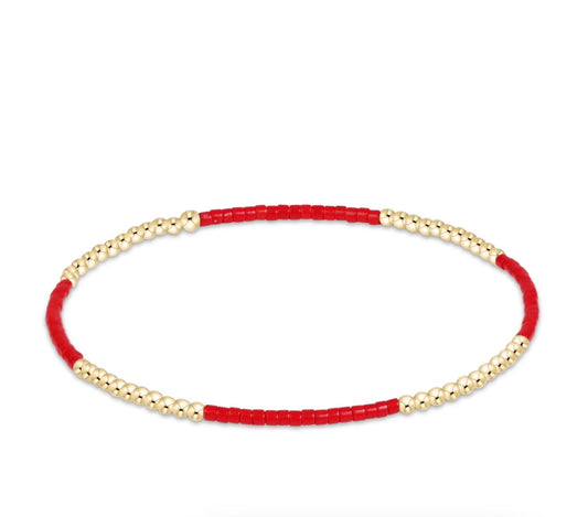 BGDHOPBLFR  Hope Blissful Bracelet - Red
