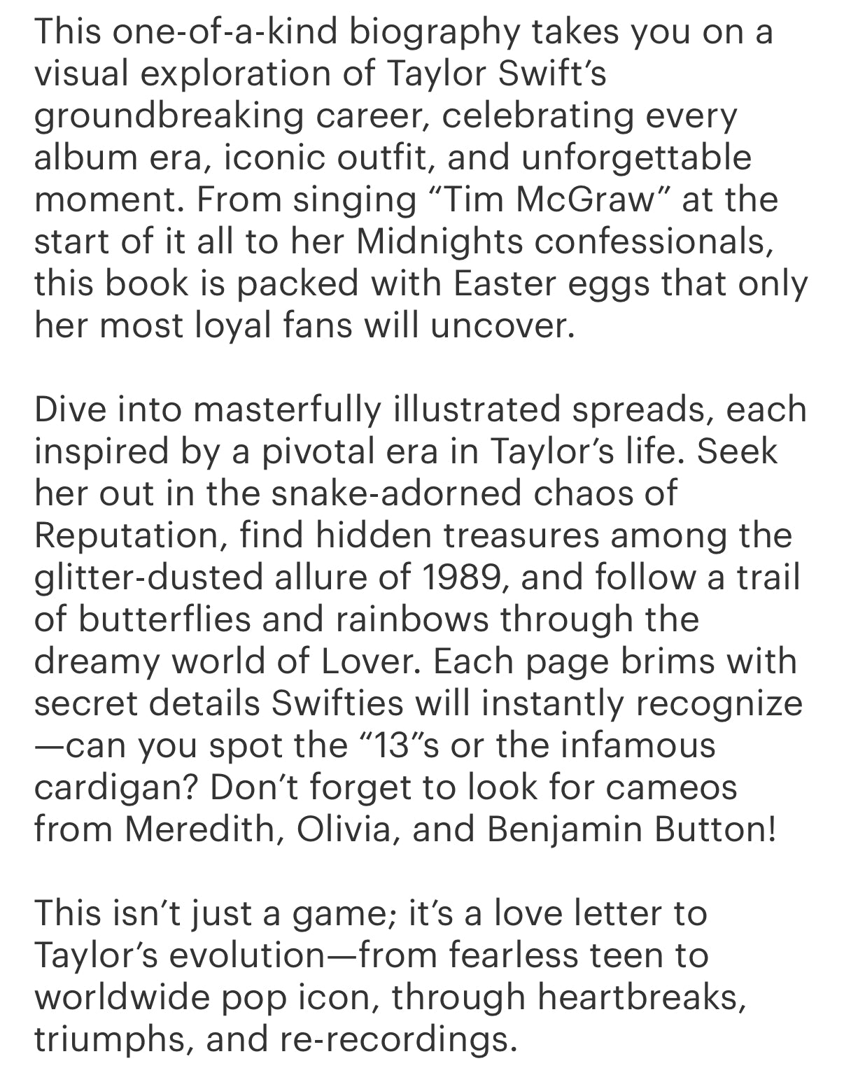 Taylor Swift Search & Find