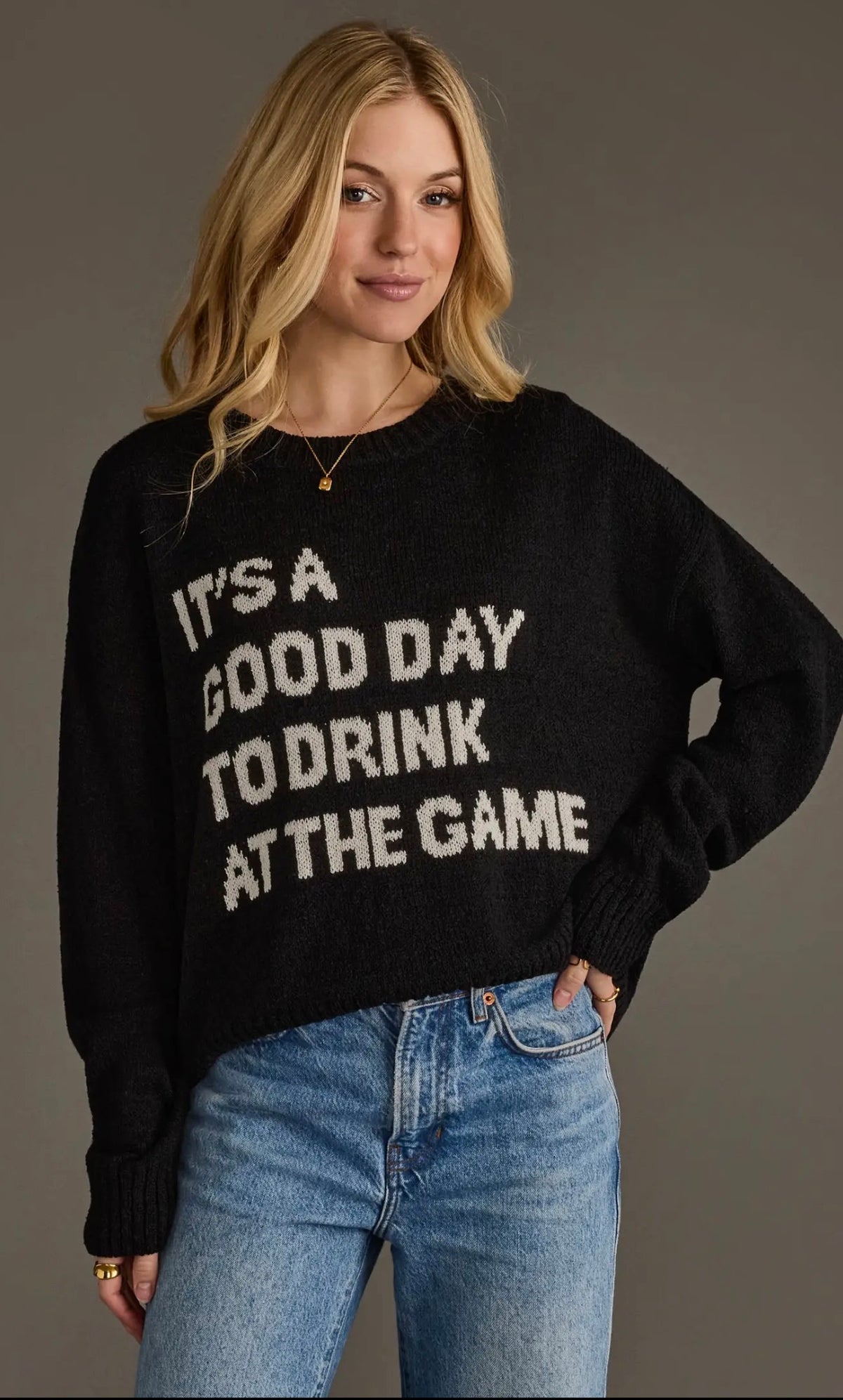 Black Drink at the Game Sweater