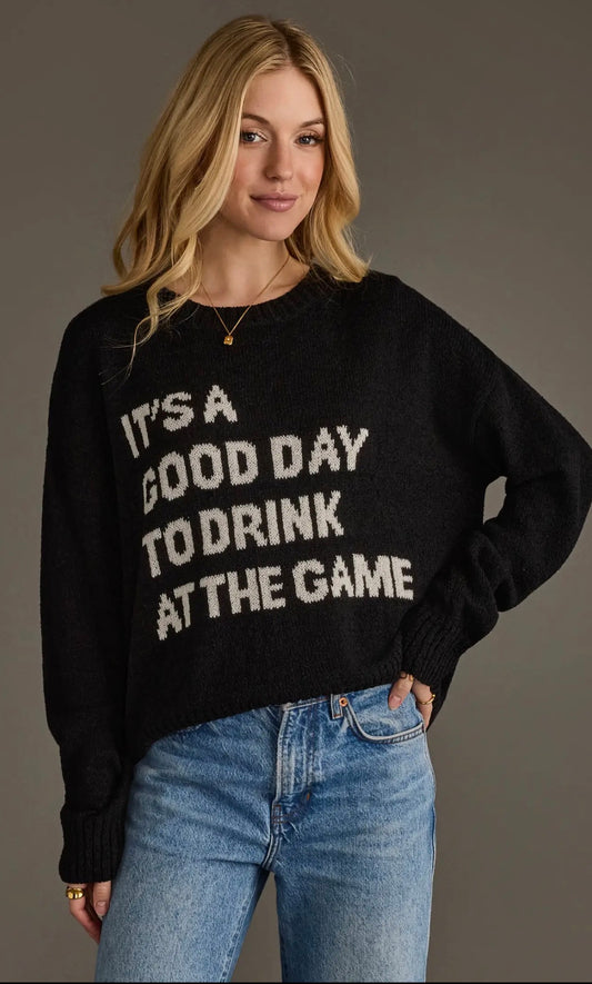 Black Drink at the Game Sweater