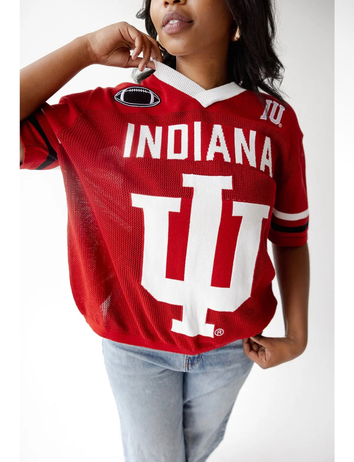 Indiana Sideline Sweater Jersey Crimson