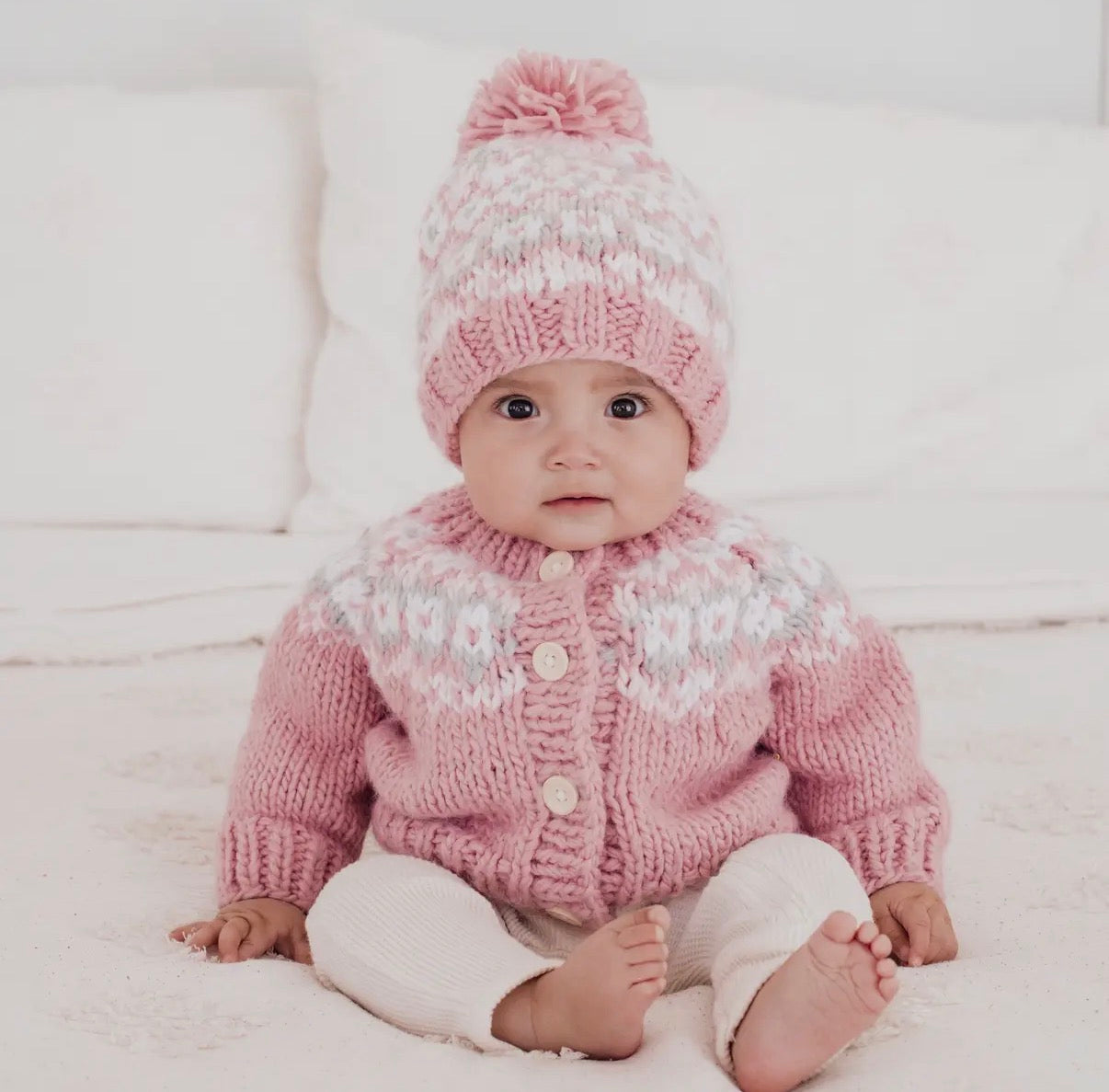 Fairisle Rosy Cardigan