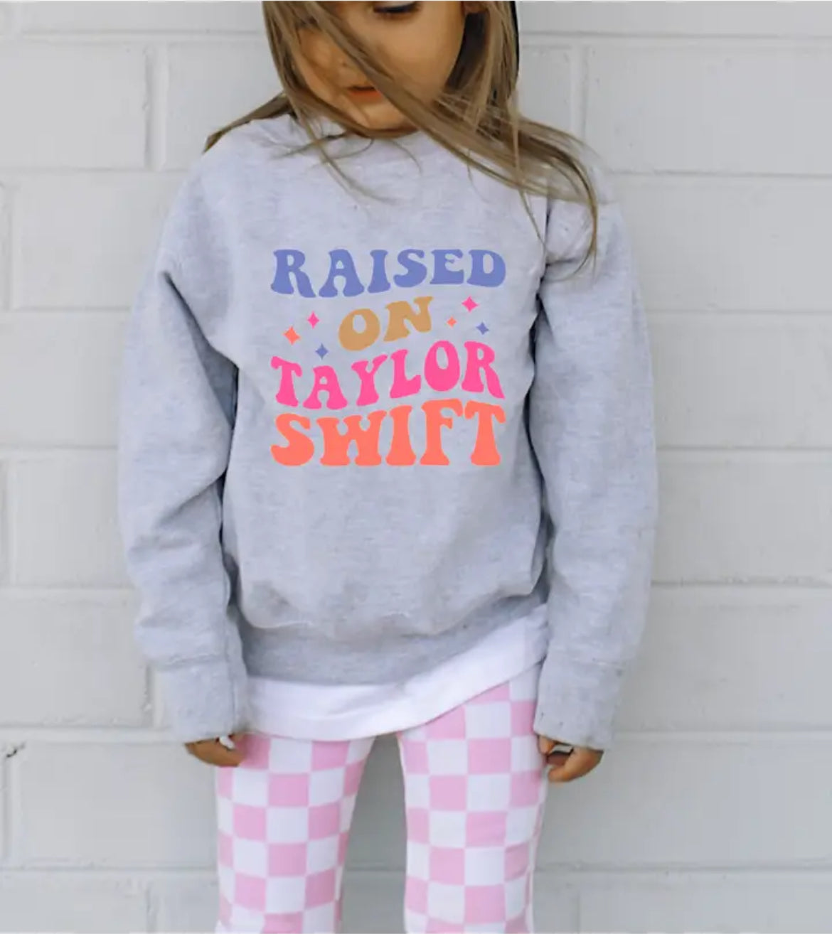 Raised on Taylor Swift Grey Sweatshirt