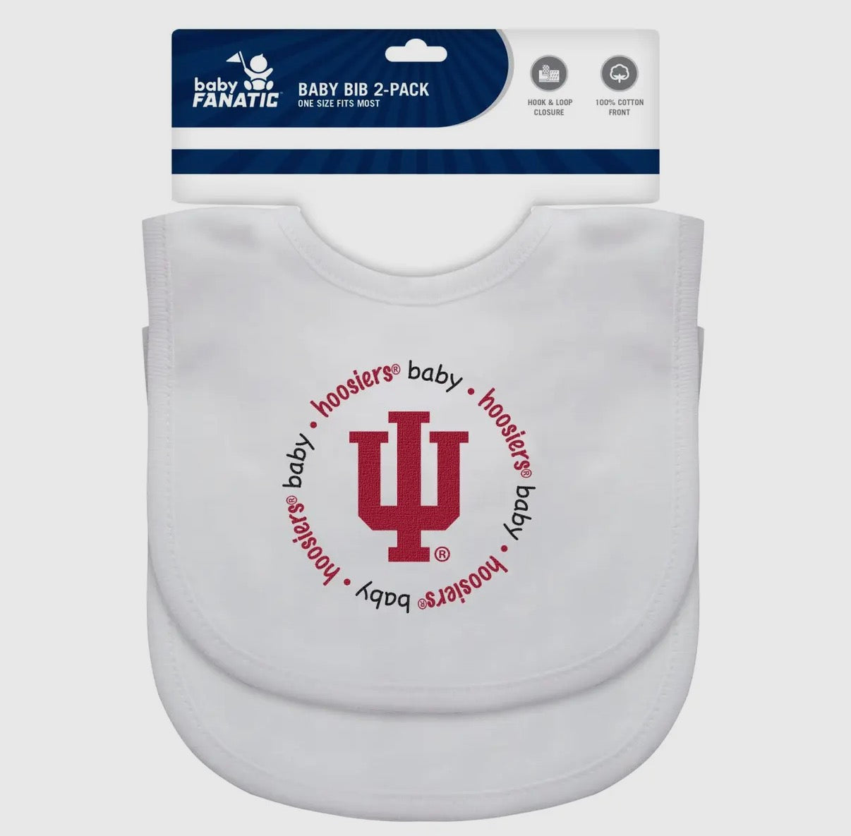 Indiana Hoosiers Baby Bibs 2-Pack