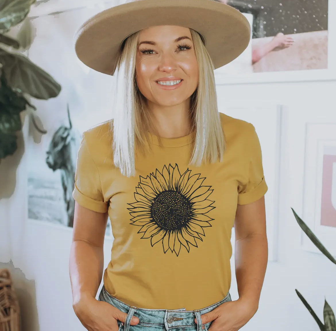 Sunflower Mustard Tee