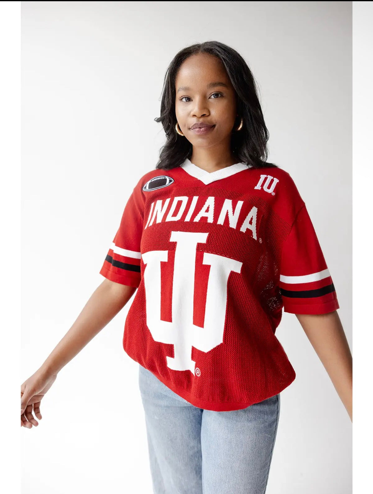 Indiana Sideline Sweater Jersey Crimson
