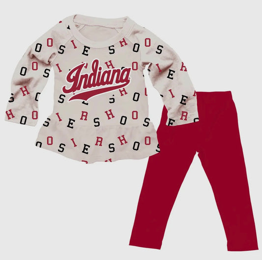 Indiana Hoosiers Infant Allover Team Set