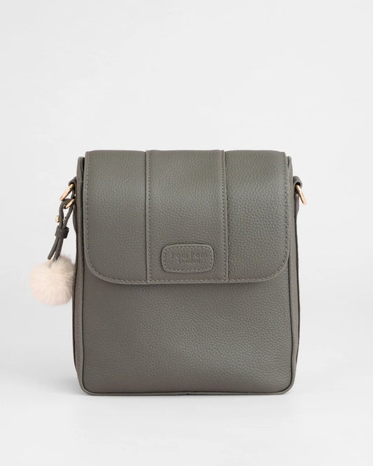 Pom Pom London Portman Bag Volcano Grey