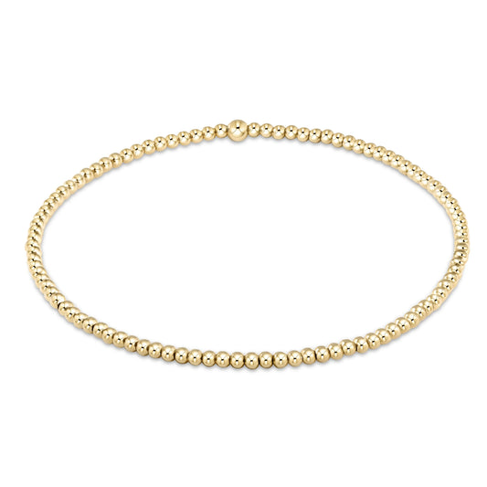 BCLG2 Classic Gold 2mm Bead Bracelet