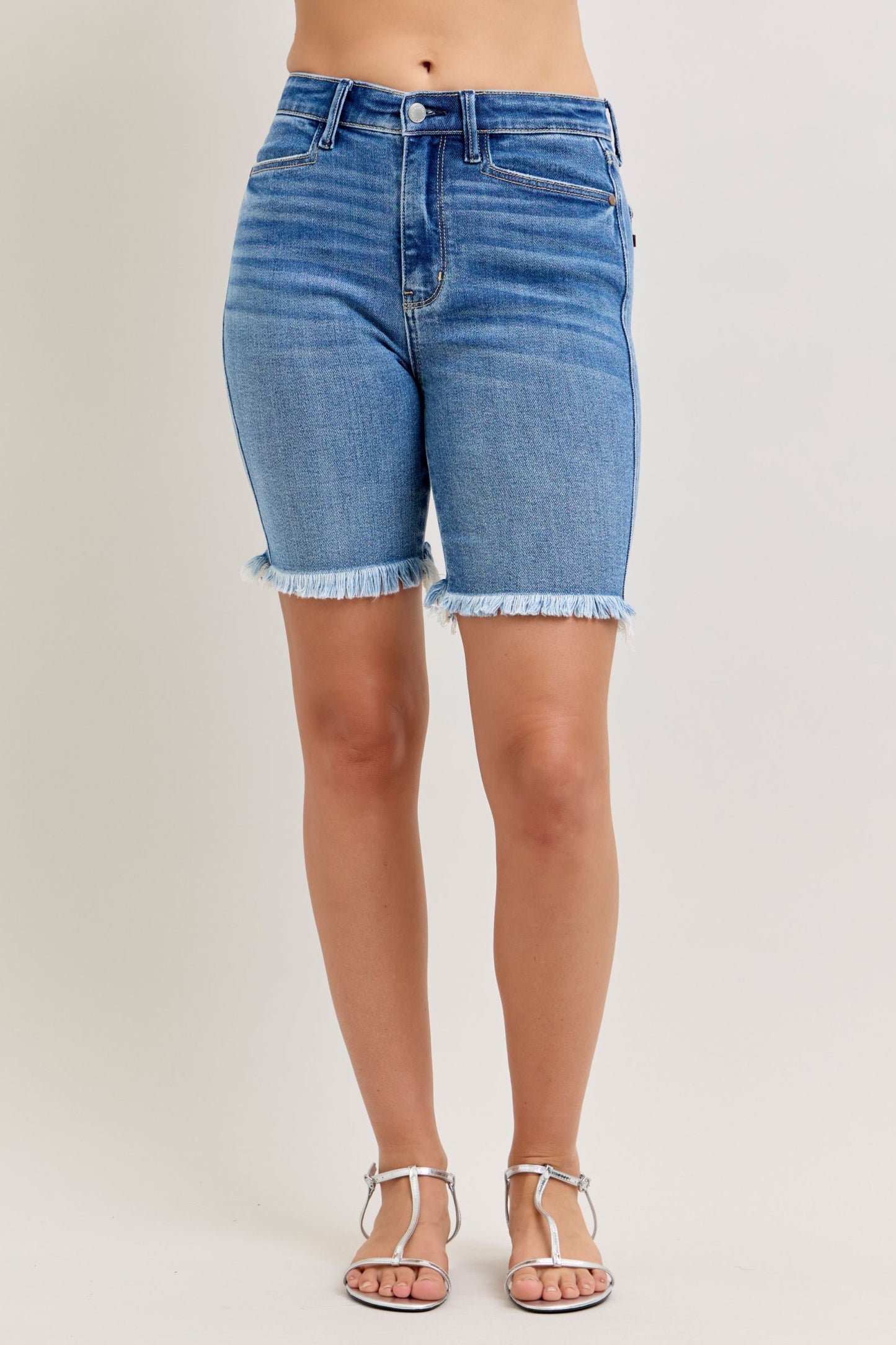 152106 Judy Blue High Waist Bermuda Short