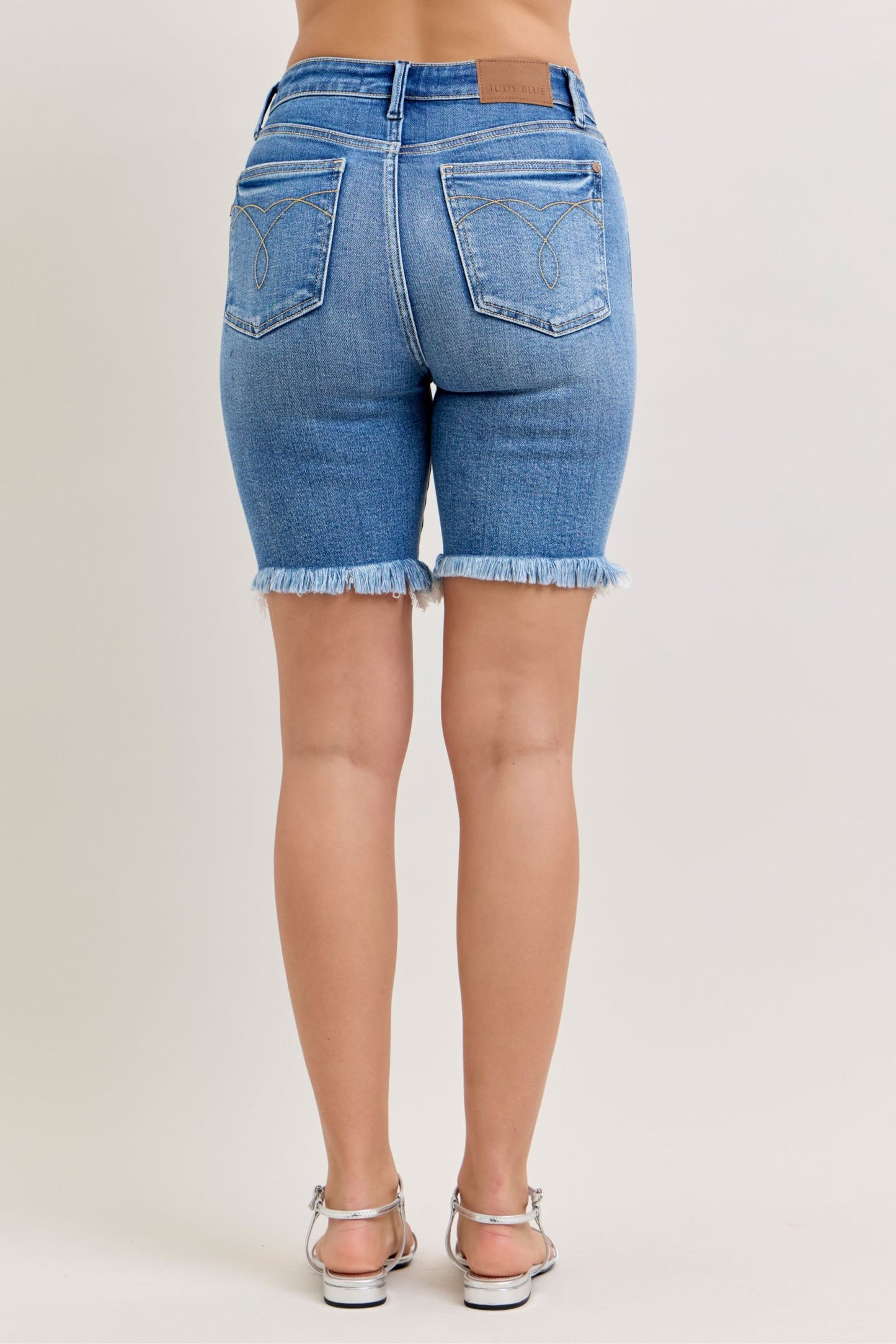 152106 Judy Blue High Waist Bermuda Short