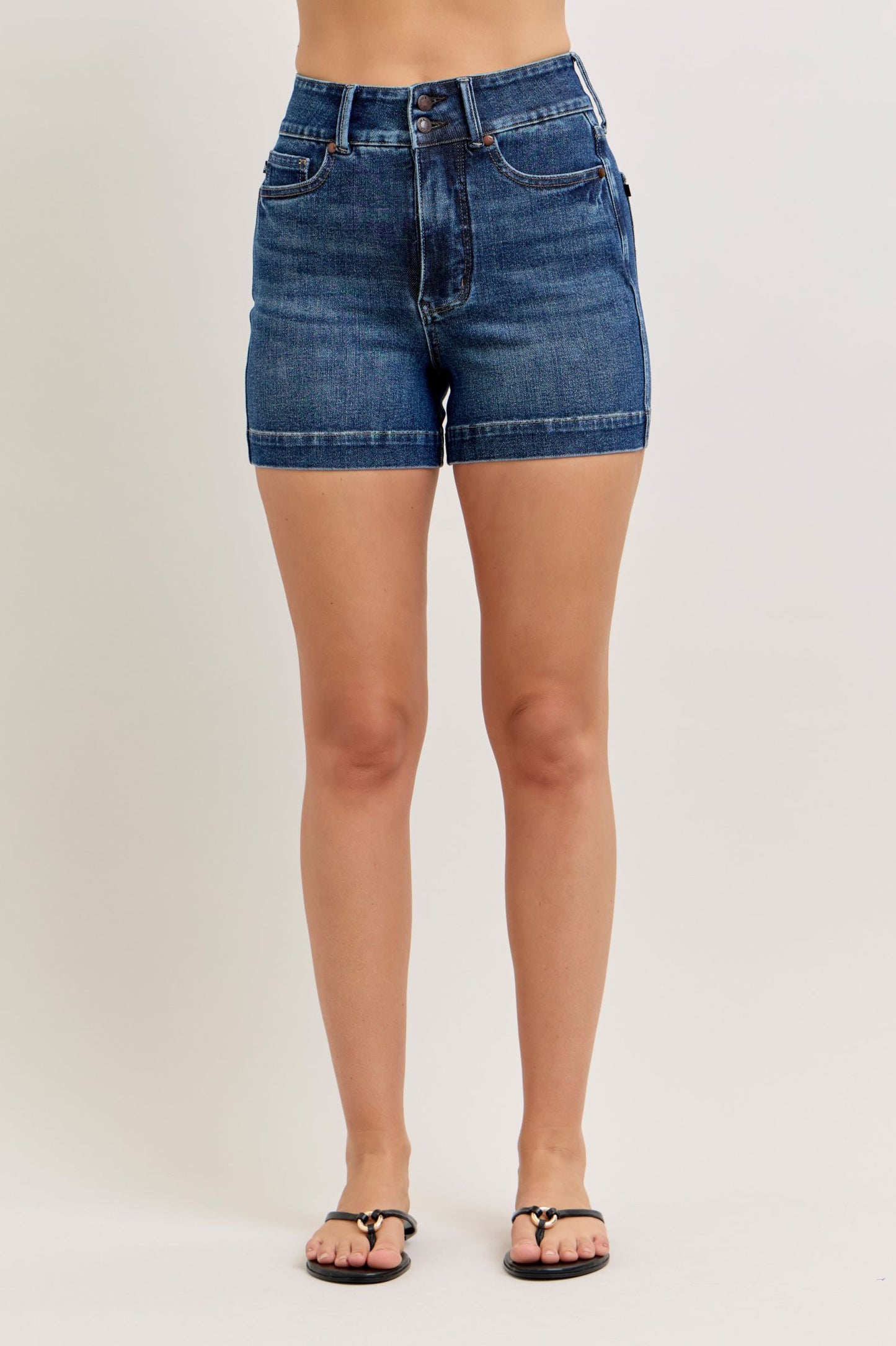 150350 Judy Blue HW  T.C. Slim Short