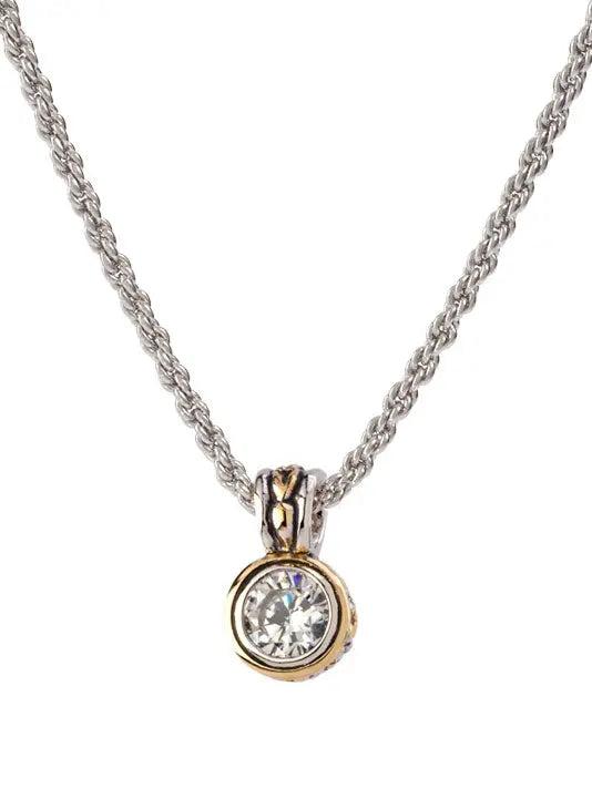 K5018-AF05 7MM CZ  BEZEL SET 18IN. CHAIN