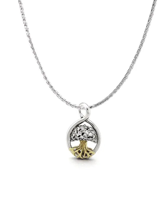 K4014-AF03 TREE OF LIFE PENDANT W/ CHAIN