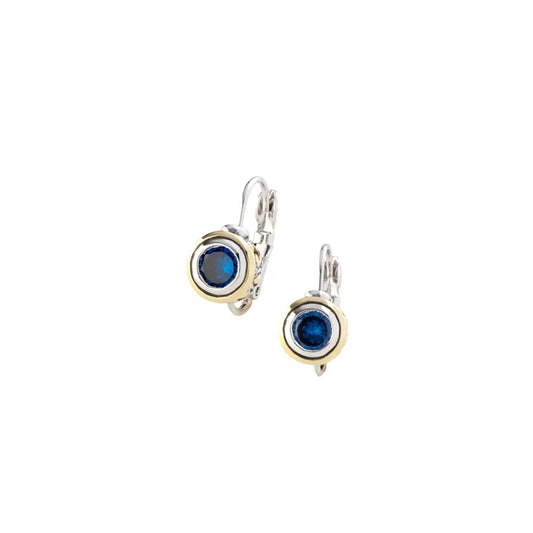F5023-A200 6MM BEZEL CZ SAPPHIRE WIRE EAR