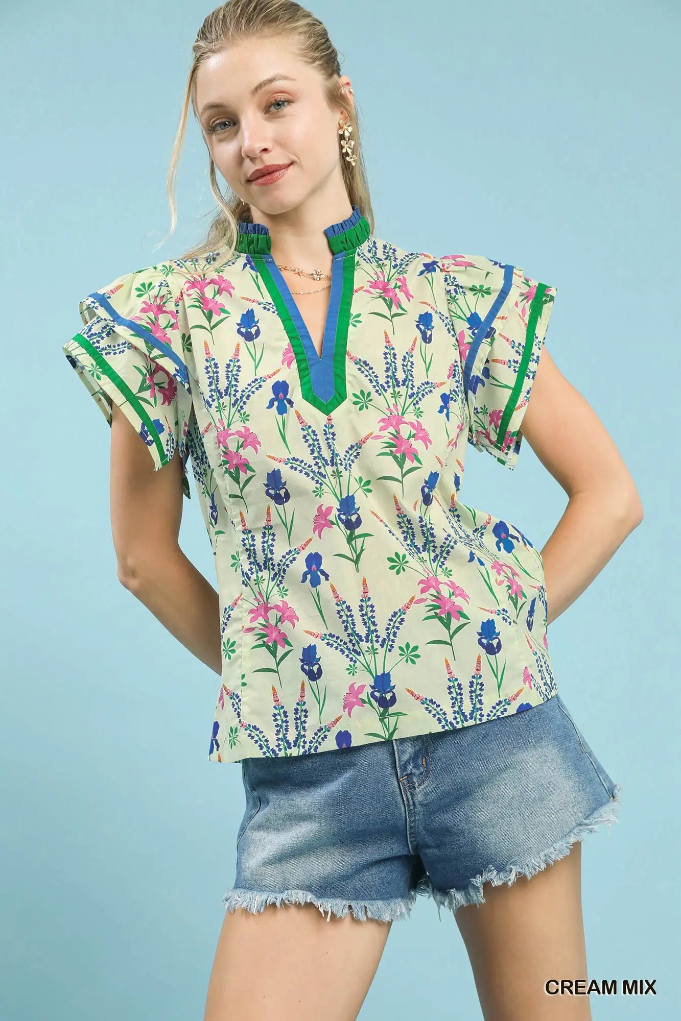 1480 Cream Mix Top