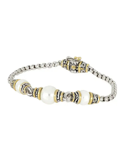 B3474-AB00 Ocean Seashell Pearl Bracelet