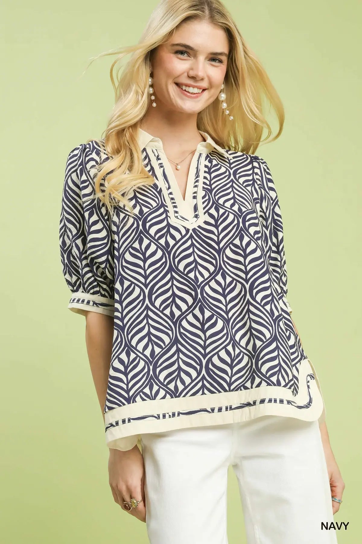 6144 Collared Top