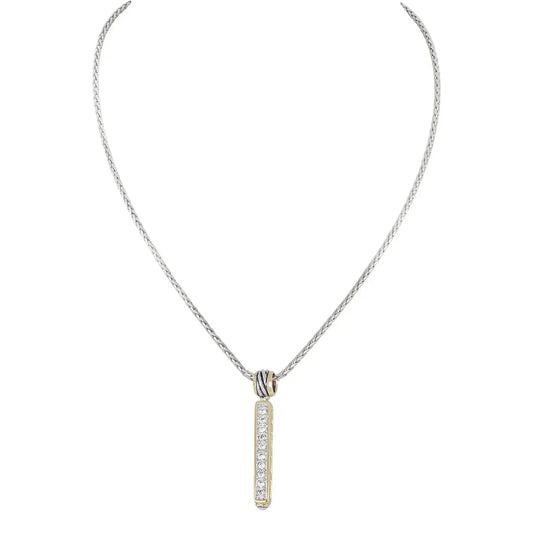 K5247-AF03 PAVE LINE PEND. 16IN CHAIN