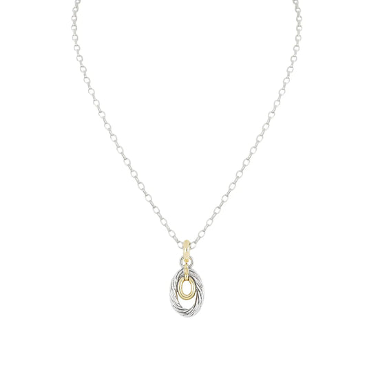 K5461-A003 CORDAO OVAL PENDANT 16IN CHAIN