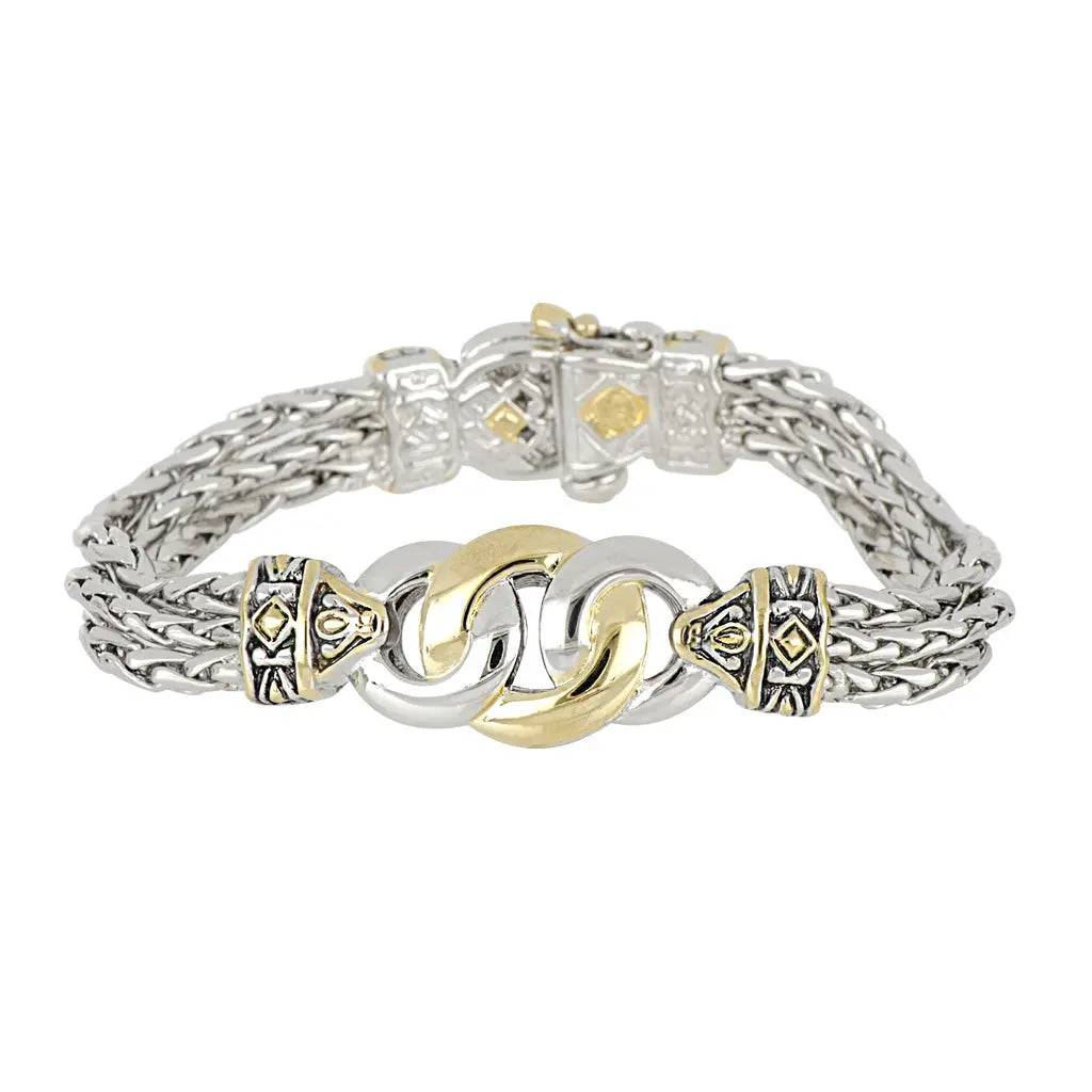 B2985-A000 3 CIRCLE PLAIN BRACELET