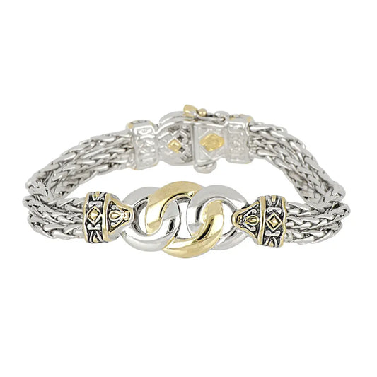 B2985-A000 3 CIRCLE PLAIN BRACELET