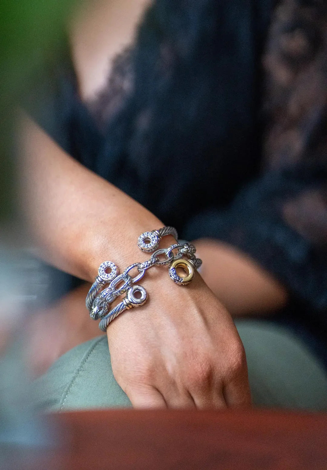 B2964-A001 PLAIN OVAL LINK BRAC