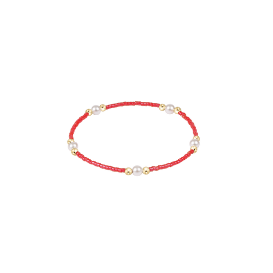 BHOPPURPPESHER Hope Purpose Pearl Bracelet - Sherbert