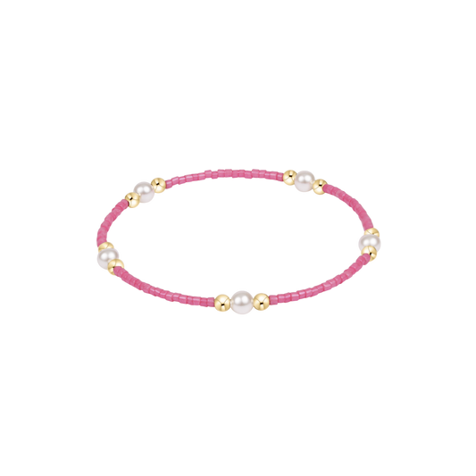 BHOPPURPPEBUB Hope Purpose Pearl Bracelet - Bubblegum